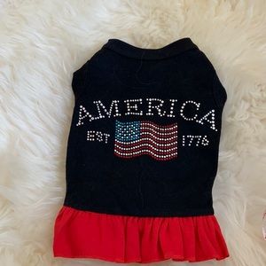 Patriotic dog dress